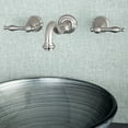 thumbnail image 2 of Kingston Brass KS3128NL Wall Mount Bathroom Faucet, Brushed Nickel, 2 of 3
