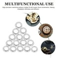 thumbnail image 3 of OULII Quartz Clock Repair Kit Metal Nuts for Clock Use Versatile Applications 20Sets, 3 of 7