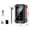 Black, variant on Cordless Tire Inflator Portable Air Compressor - 15000mAh Rechargeable Car Tire Pump with Digital Pressure Gauge, LED Light, Auto Shut Off, Dual Power Source for Car, Motorcycle, Bicycle, Balls