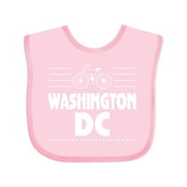 Inktastic Washington DC Biking Boys or Girls Baby Bib