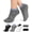 A04-3 Pairs-black/Light Grey/White, variant on Pilates Socks for Women Non Slip Grip Socks for Yoga, Barre, Barefoot Grippy Yoga Sock Womens Gifts 4 Pairs