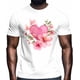 thumbnail image 2 of Mens T Shirts Valentine's Day Flower Love Short Sleeve Casual Men's Tee Tops Graphic T-Shirts for Teen Boys/Men, 2 of 8