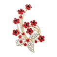 thumbnail image 2 of Remembrance Poppy Brooch Pin Memorial Day Veterans Day Enamel Flower Lapel Pin Commemorative Jewelry Gift For Remembrance Ceremony Parade Jacket Bag Outfit Accessory, 2 of 6