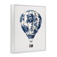 thumbnail image 2 of Stupell Industries Shabby Chic Vintage Toile Hot Air Balloon White Framed Giclee Art, 16 x 20, by Lettered and Lined, 2 of 8