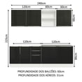 thumbnail image 3 of Cocina Integral Completa Modular Madesa Lux 240cm BN 05, 3 of 5