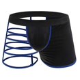 thumbnail image 4 of Men s sexy underwear half hollow semi-transparent ice binding rope boxers, 4 of 5