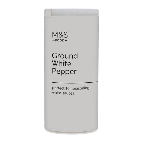 Cook With M&S Ground White Pepper 100g, British Import (Pack of 2)