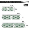 thumbnail image 4 of Coolnut 2 Pack Faucet Mat Splash Guard for Kitchen Sink,Cute Crocodile Cartoon Wild 30x5 Inch Super Absorbent Microfiber Sink Protector Mat, Kitchen Sink Mat Machine Washable Kitchen Sink Accessories, 4 of 7