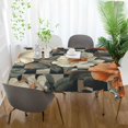 thumbnail image 3 of Yayeee Tablecloths 60" x 60" Rectangle Wrinkle Resistant Party Table Cover, Gray Floral Pattern, 3 of 8