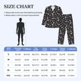 thumbnail image 4 of Salouo Anchors Print Button-Front Long Sleeve Pajama Set for Men, Soft 2Pjs Men's Long Sleeve Sleepwear-Medium, 4 of 7