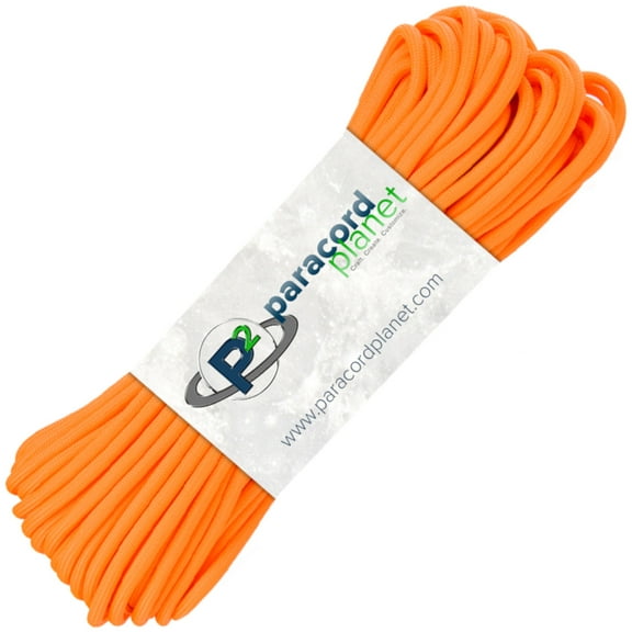 Paracord Planet Paracord 850 Lb Neon Orange Stronger Than 550 and 750 Made By USA Government Certified Contractor…