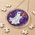 thumbnail image 5 of Halloween Sun Catcher for Window Hanging, Wooden Puzzle Ghost Witch Acrylic Stained Glass Decor for Windows Door Wall, House Warming Gift for Puzzle Lovers by MPOISVA, 5 of 7