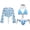 Blue Hawaii Palm Tree, variant on Palm Leaves Swimsuits Set for Women 3 Piece Triangle String Bikini Suit Casual Cardigan Swimsuit Cover-up for Summer Vacation