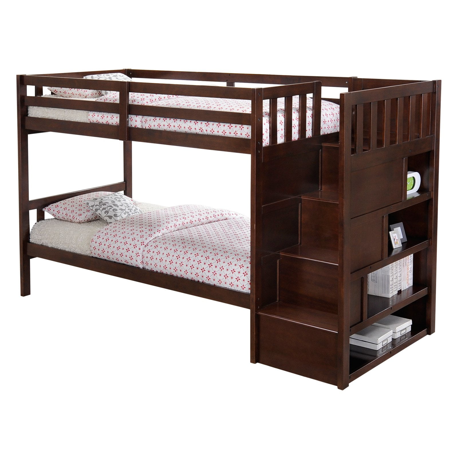 Mission Hills Staircase Bunk Bed, Mission Twin Over Staircase Bunk Bed
