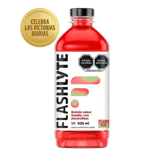 Bebida hidratante Flashlyte sandía con electrolitos 625 ml