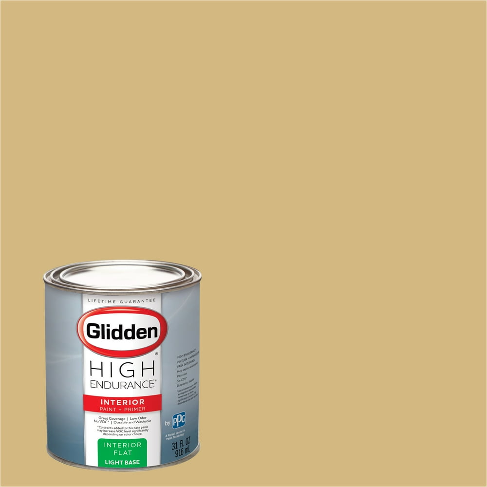 Glidden High Endurance, Interior Paint and Primer, Flaxen Hair, 30YY