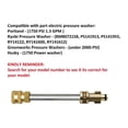 thumbnail image 4 of Pressure Washer Gun Adapter with 1/4” Female Connect Fitting for,Husky,Greenworks,Plusar,Homelite,Adapters, 4 of 9