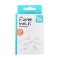 thumbnail image 1 of Pen+Gear Clear Push Pins 100 Count, 1 of 4