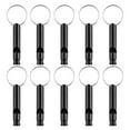thumbnail image 6 of 20 Pack Aluminum Whistle, Sports Whistle, Emergency Survival Whistles with Key Chain,Black, 6 of 7