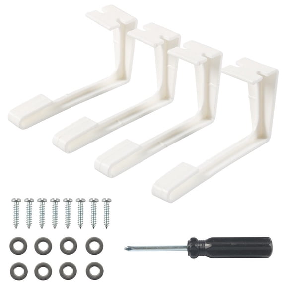 Baguer 4-Pack Rv Curtain Holders With Screws Camper & for Motorhome Curtain Clips