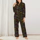 thumbnail image 2 of Fotbe Casino Icons Conjunto de Pijama de Manga Larga para Mujer con Estampado, Ropa de Dormir de 2 Piezas, Conjunto de Casa Suave y Cómodo con Bolsillos-Medium, 2 of 7