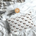 thumbnail image 5 of Fuzoiu Dachshund Dog Print Pillow Case with Hidden Zipper,Pillow Covers,Soft and Comfortable Pillowcase-20"x30", 5 of 6