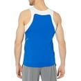 thumbnail image 2 of Alleson Athletic R1LFJ Men's Loose Fit Track Tank - Navy White, 2 of 2