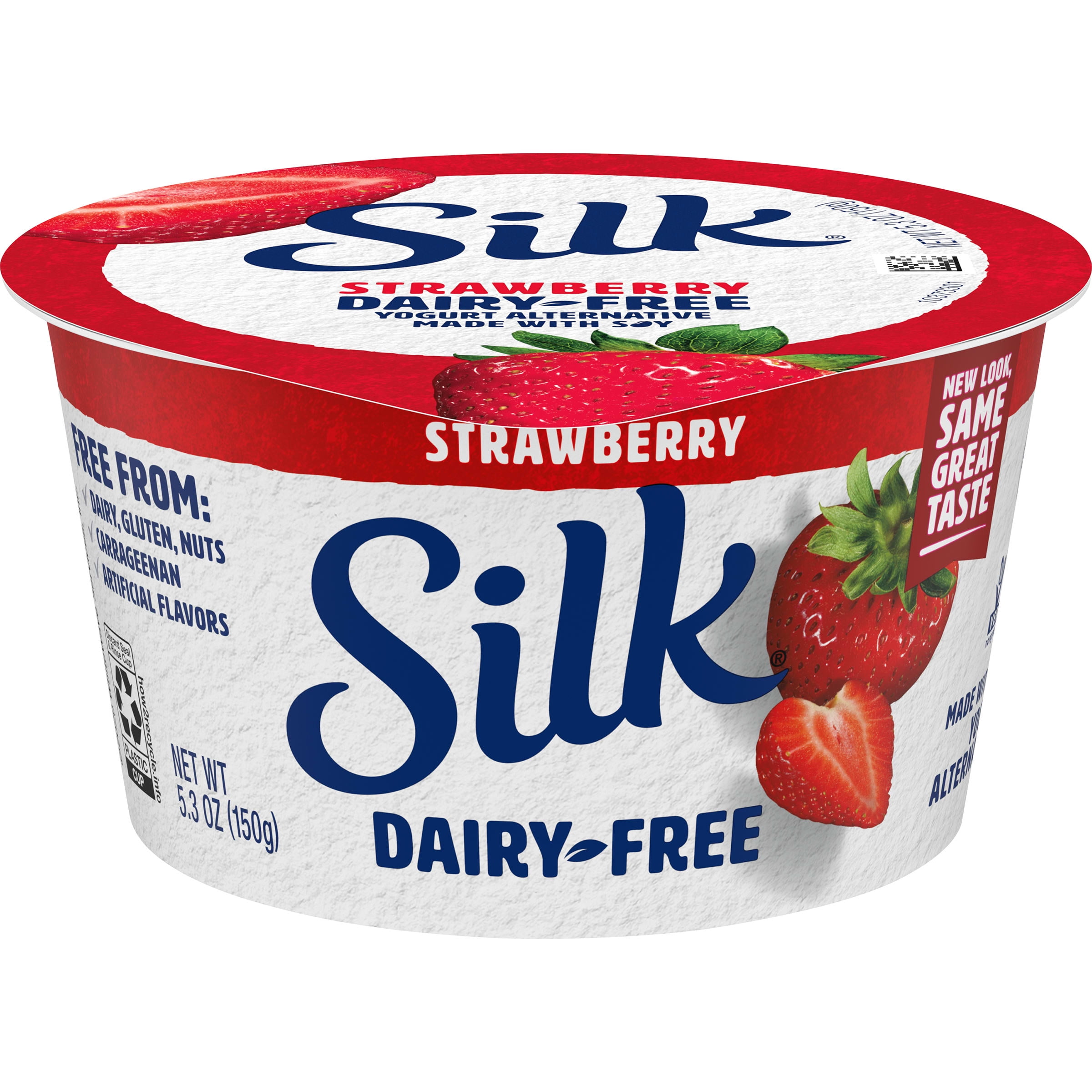 Silk Strawberry Soy Milk Yogurt Alternative, 5.3 Oz.