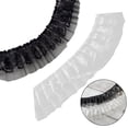 thumbnail image 3 of SPRING 5 Yards Lace Chiffon Pleated Ruffle Trim Embroidery Ribbon Black/White Polyester Yarn For Sewing/scrapbooking/card Making black, 3 of 6