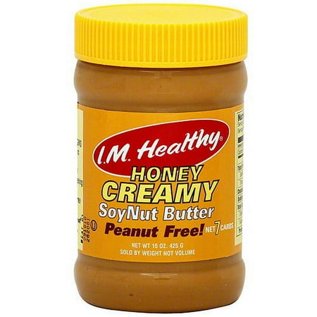 I.M. Healthy Creamy Honey Soynut Butter, 15 oz (Pack of 6)