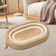 thumbnail image 1 of Rascador para gatos, tabla para rascar gatos, sisal, cama de salón, sofá, duradero, para dormir, muebles portátiles, protección con bola, sofá, nido Rayado Marrón, 1 of 8