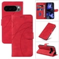 thumbnail image 1 of Étui Portefeuille à Rabat pour Google Pixel 10 5G avec Porte-Cartes, Support et Couverture Magnétique Rouge, 1 of 5