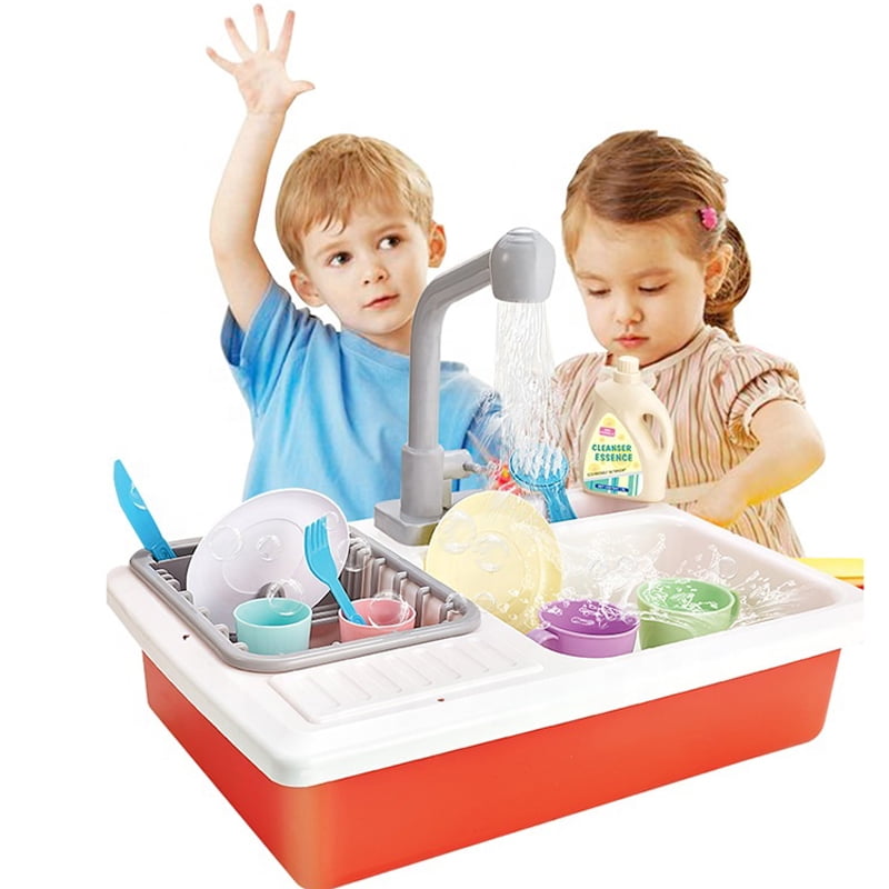 kids play sink