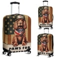 thumbnail image 2 of Freedom Paws Patriotic Cocker Spaniel Vintage Memorial Day Travel Luggage Cover Cockers Dog Lover Gifts Suitcase Dust Protective Decor - 12006, 2 of 5