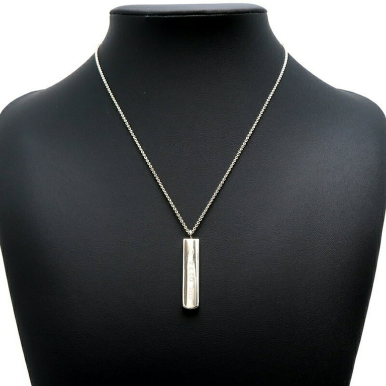 Pre-Owned Tiffany SV925 1837 Women's and Men's Necklace Silver 925
