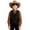 Black, variant on Kids Girls Western Vest Sleeveless Tassel Vest Halloween Cowboy Costume For Boys For Kids Western Outfit 3-12 Years