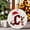 C, variant on Personalized Christmas Ornaments,2D Flat Acrylic Monogram Ornament - Up to 26 Letters -Funny Christmas Ornaments,Hanging Customized Xmas Ornament DIY Decoration