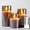 Gray, variant on Glass Battery Operated LED Flameless Candles with Remote and Timer, Real Wax Candles Warm Color Flickering Light for Festival Wedding Home Party Decor(Pack of 3)