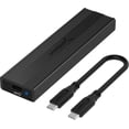 thumbnail image 3 of SABRENT M.2 NVMe SSD Enclosure USB C 10Gbps, Tool-Free External Adapter for PCIe NVMe & SATA M.2 SSDs, Supports 2242 2260 2280 Drives (EC-SNVE), 3 of 13