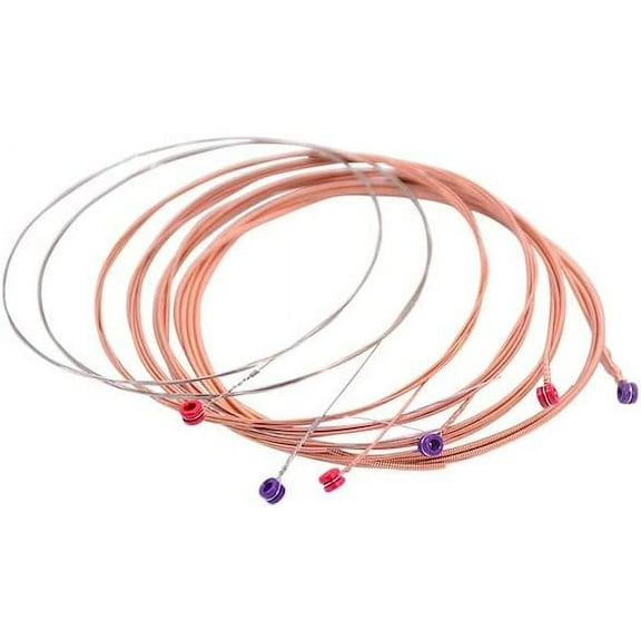 Journey Instruments Acoustic Guitar Strings - JPBM-12 Phosphor Bronze Nano Coated, Light, 12-53