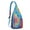 Sky-blue-1, variant on Marble Tie Dye Fanny Pack - Unique Psychedelic Swirl Pattern Waist Bag (Vintage Rainbow Design, Hands-Free Convenience)