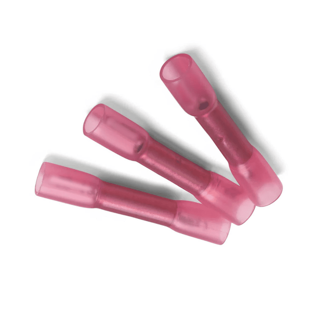 Heat Shrink Butt Connectors 18/22ga;50/bag;red
