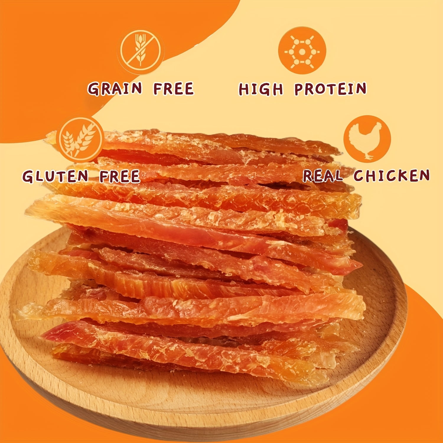 Chicken Dog Treats Bulk Pack – 10.58oz Chicken Strips, 3pcs Chicken Wrapped Rawhide Donuts & 18pcs 8.8oz Rawhide Sticks – Grain-Free, Long-Lasting Chews for Training & Dental Health