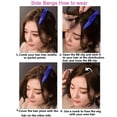 thumbnail image 5 of 12Inch Synthetic Elegant Curly Wave Clip-In Side Bangs Long Hair Extensions Wig, 5 of 6
