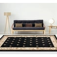 thumbnail image 4 of United Weavers Drachma Vesta Transitional Border Accent Rug, Black, 1'10" x 2'8", 4 of 6