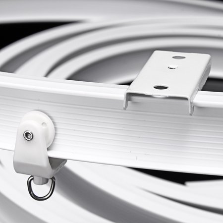 5m Flexible Ceiling Mounted Curtain Track Rail Straight Slide