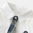 thumbnail image 5 of TOOYOU Boys T-shirt Tops Short Sleeved Shirt Plaid Shirt For Children &nbsp;Basic Tees For Kids Size 3-4 Years, 5 of 8