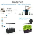thumbnail image 3 of iDOO 7Pods Mini Indoor Garden Kit, Hydroponics Growing System, Smart Herb Garden Planter with LED Light, 3 of 14