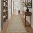 thumbnail image 4 of GENIMO 8'x10' Area Rug for Living Room, Large Machine Washable Non Slip Low Pile Rug for Bedroom Dining Room, Artistic Modern, Dusty Green, 4 of 7