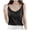 Black, variant on Qiopertar Satin Tank Tops for Women V-Neck Sleeveless Camisoles Casual Comfy Summer Spring Fall Vacation Travel Lightweight Stretchy Solid Color, White 3XL